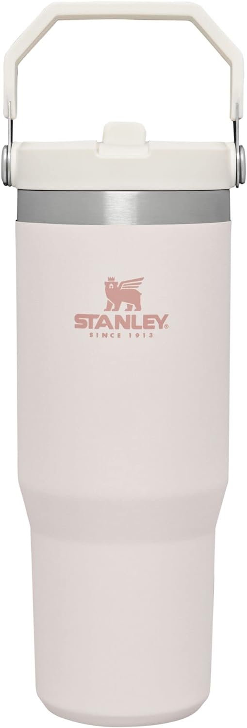 Stanley IceFlow Stainless Steel Tumbler with Straw, Vacuum Insulated Water Bottle for Home, Office or Car, Reusable Cup with Straw Leakproof Flip
