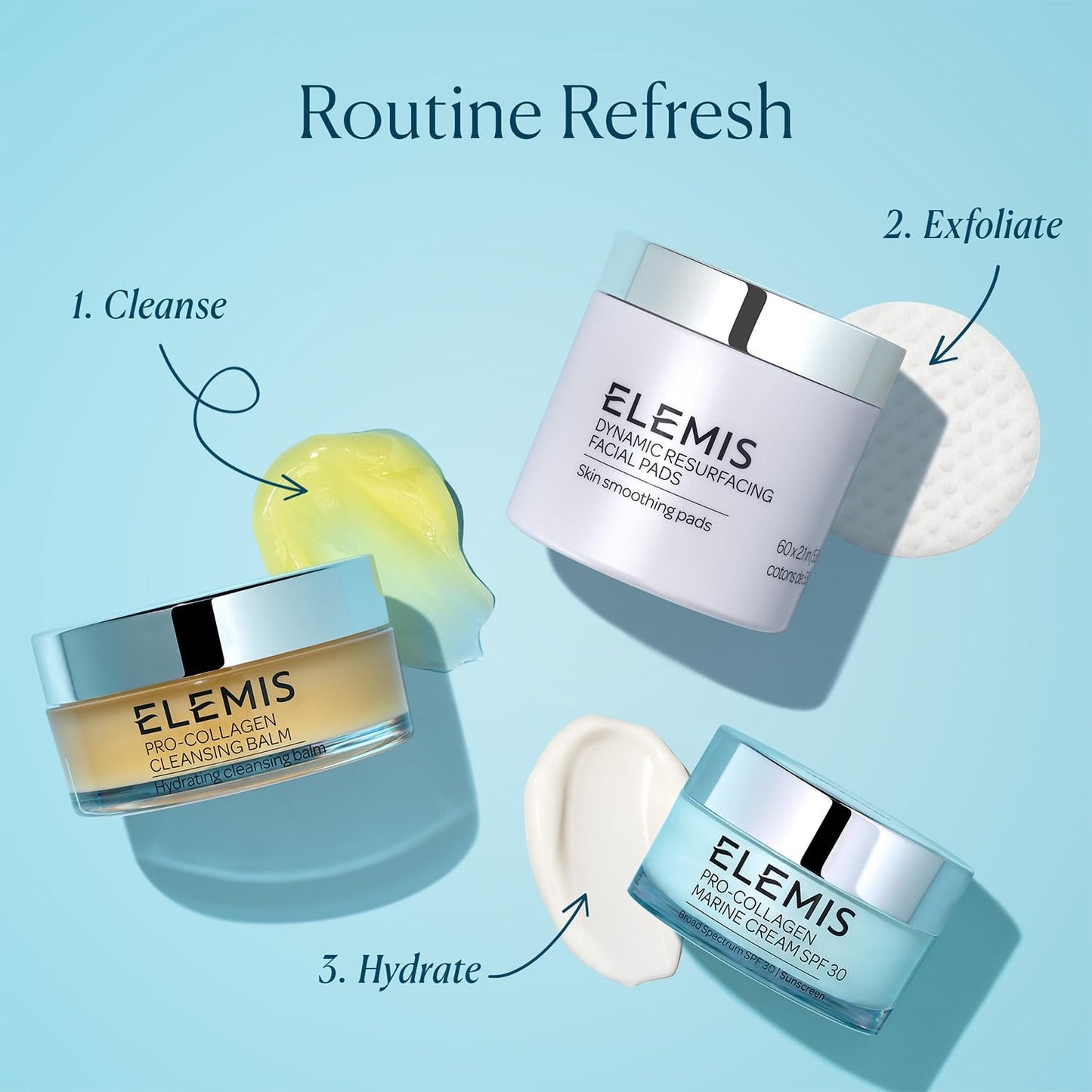 ELEMIS Pro-Collagen Cleansing Balm 3-in-1 Facial Cleanser & Makeup Remover, All Skin Types