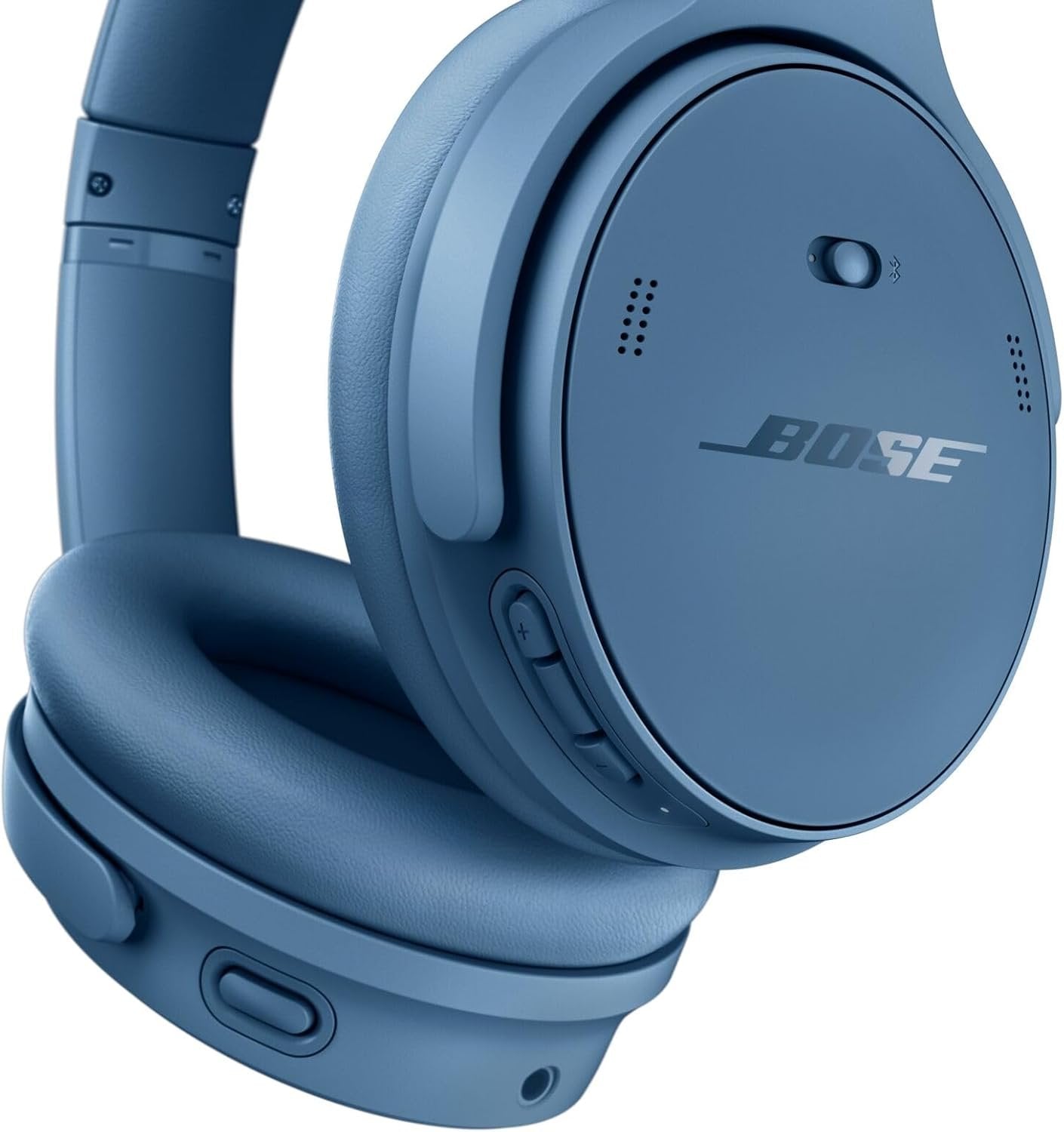 Bose QuietComfort Bluetooth Headphones, Wireless Headphones, Over Ear Noise Cancelling Headphones with Mic, Up to 24 Hours of Battery Life, Blue Dusk - Limited Edition Color