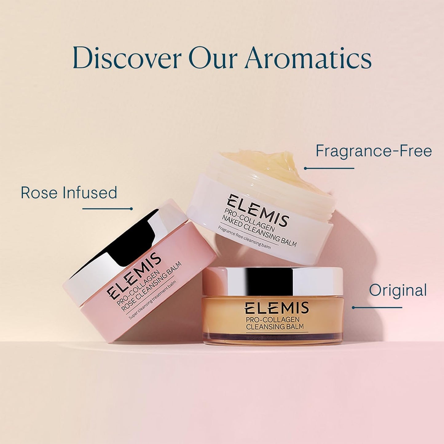ELEMIS Pro-Collagen Cleansing Balm 3-in-1 Facial Cleanser & Makeup Remover, All Skin Types