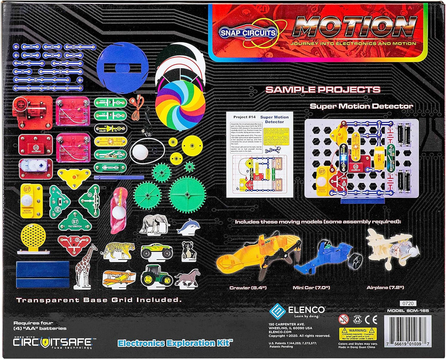 Snap Circuits “Arcade”, Electronics Exploration Kit, Stem Activities for Ages 8+, Full Color Project Manual (SCA-200)