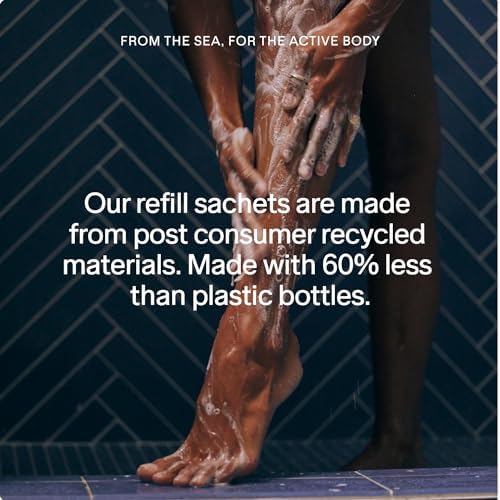 Salt & Stone Antioxidant-Rich Body Wash | Cleanse, Nourish & Soften Skin with Niacinamide & Hyaluronic Acid | Free From Parabens, Sulfates & Phthalates