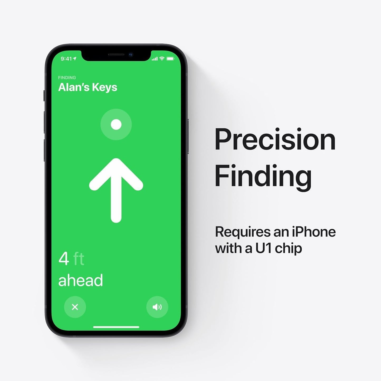 Apple AirTag 4 Pack. Keep Track of and find Your Keys, Wallet, Luggage, Backpack, and More. Simple one-tap Set up with iPhone or iPad, Bluetooth