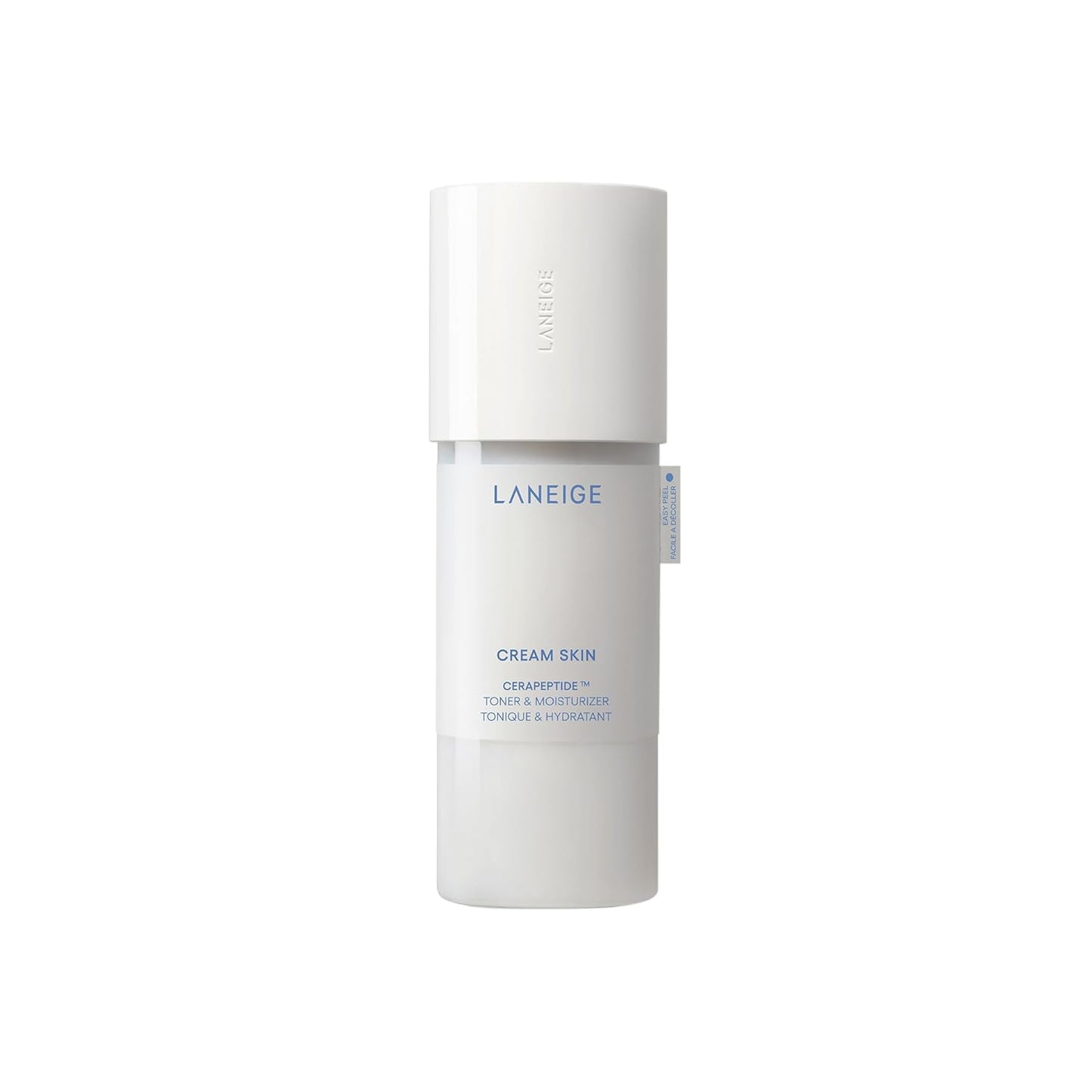 LANEIGE Cream Skin Refillable Toner & Moisturizer with Ceramides and Peptides: Korean Milky Toner, Amino Acid, Nourish, Hydrate, Barrier-Boosting, Visibly Firm