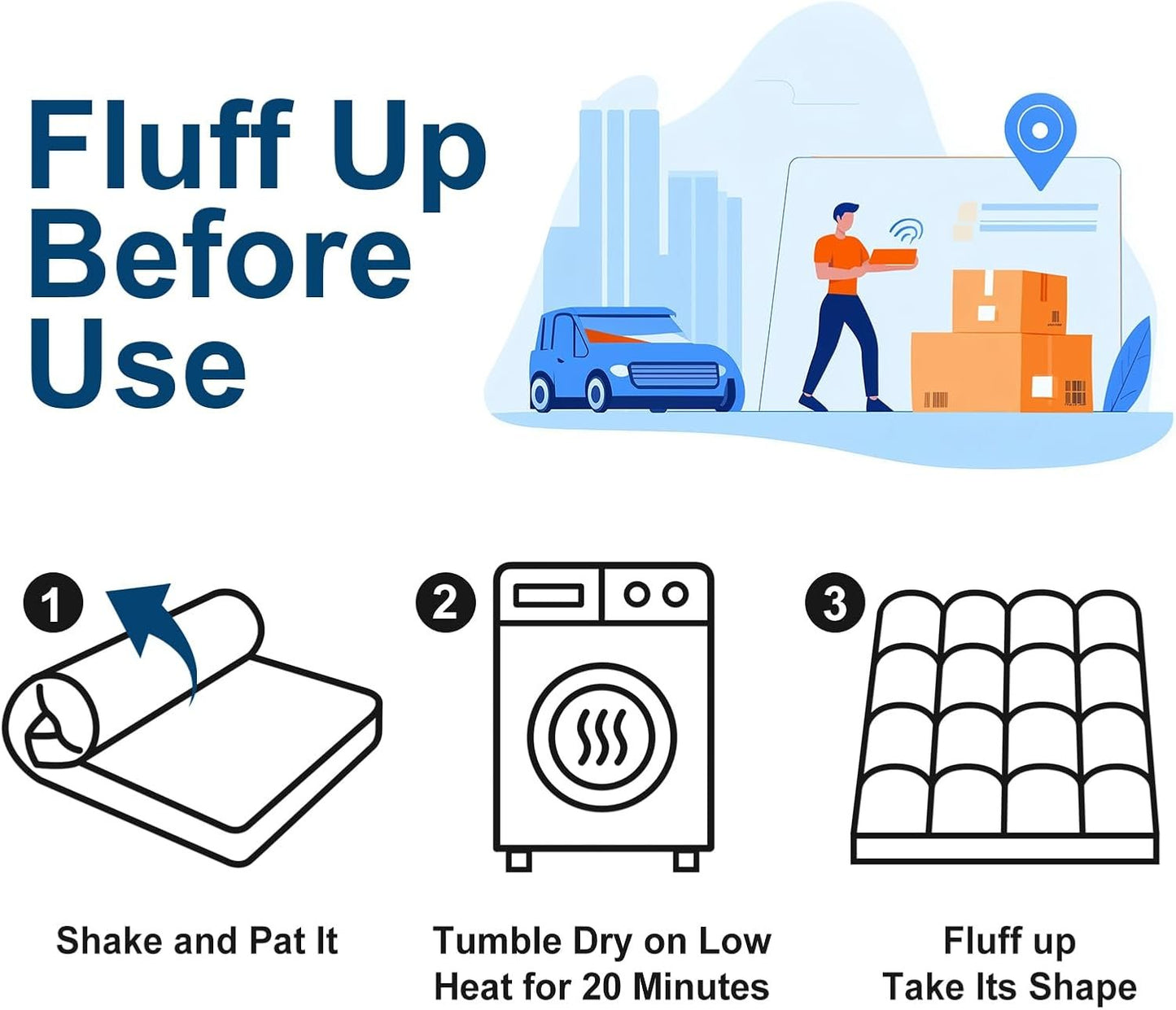 COONP Queen Mattress Topper, Extra Thick Pillowtop, Cooling and Plush Mattress Pad Cover 400TC Cotton with 8-21 Inch Deep Pocket 3D Snow Down Alternative Fill
