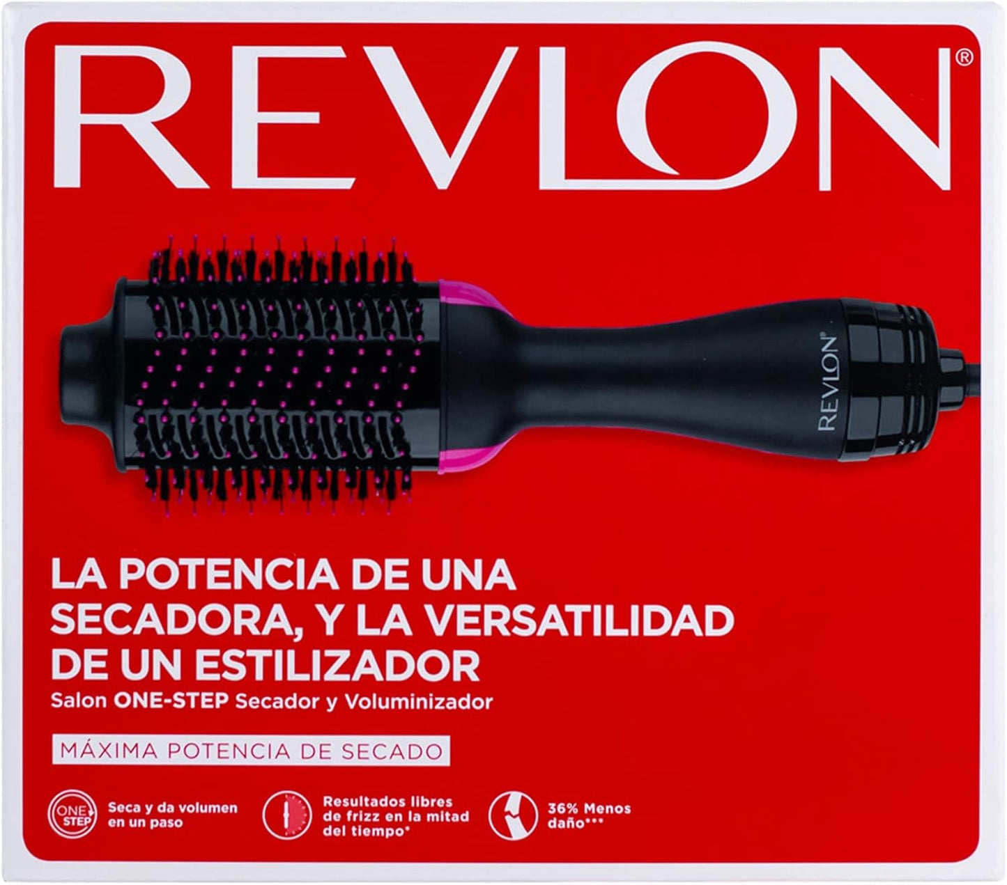 REVLON One-Step Volumizer Hair Dryer and Styler | Now with Improved Motor, Less Frizz, More Shine and Less Heat Damage for Salon-Style Blowouts | Amazon Exclusive (Black)