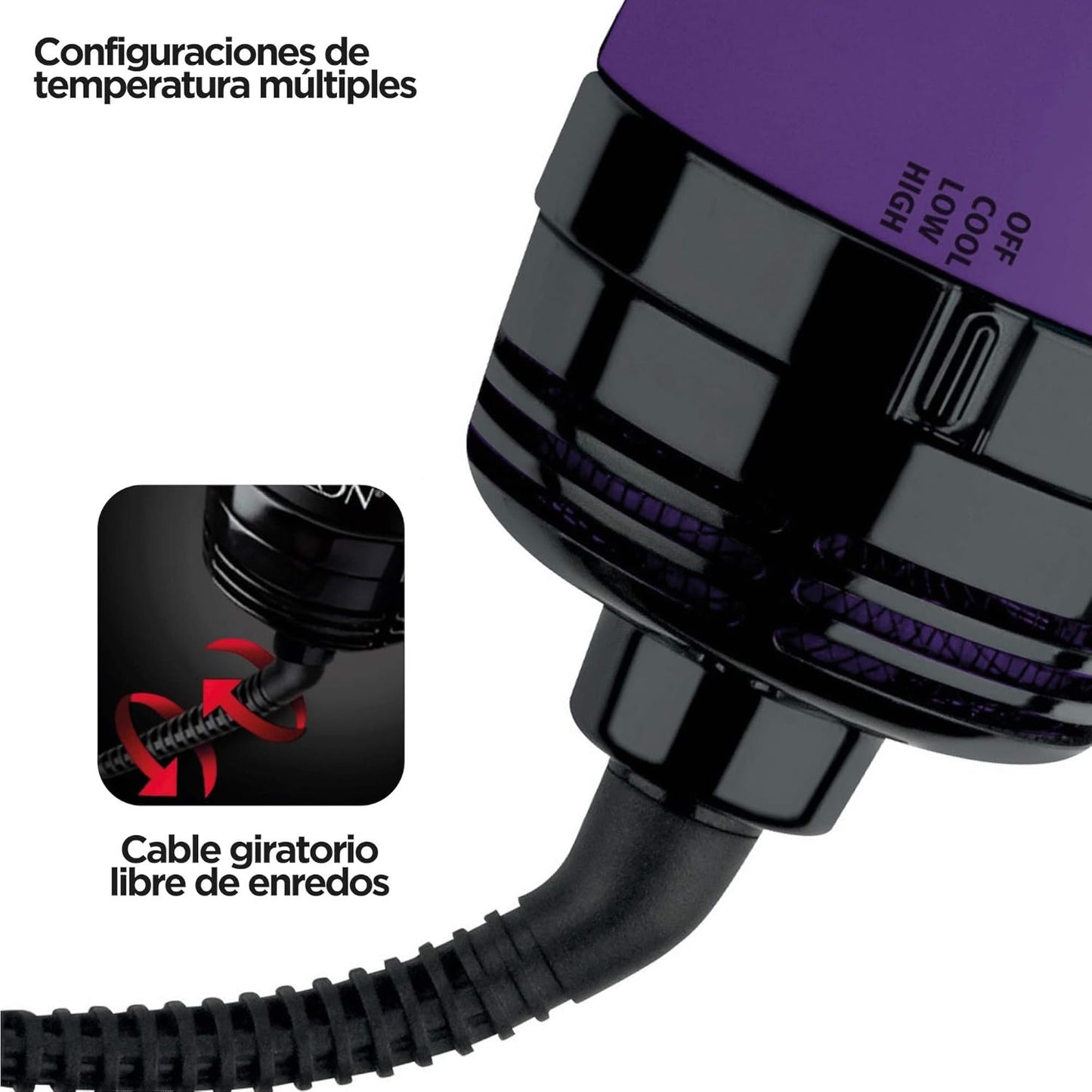 REVLON One-Step Volumizer Hair Dryer and Styler | Now with Improved Motor, Less Frizz, More Shine and Less Heat Damage for Salon-Style Blowouts | Amazon Exclusive (Black)