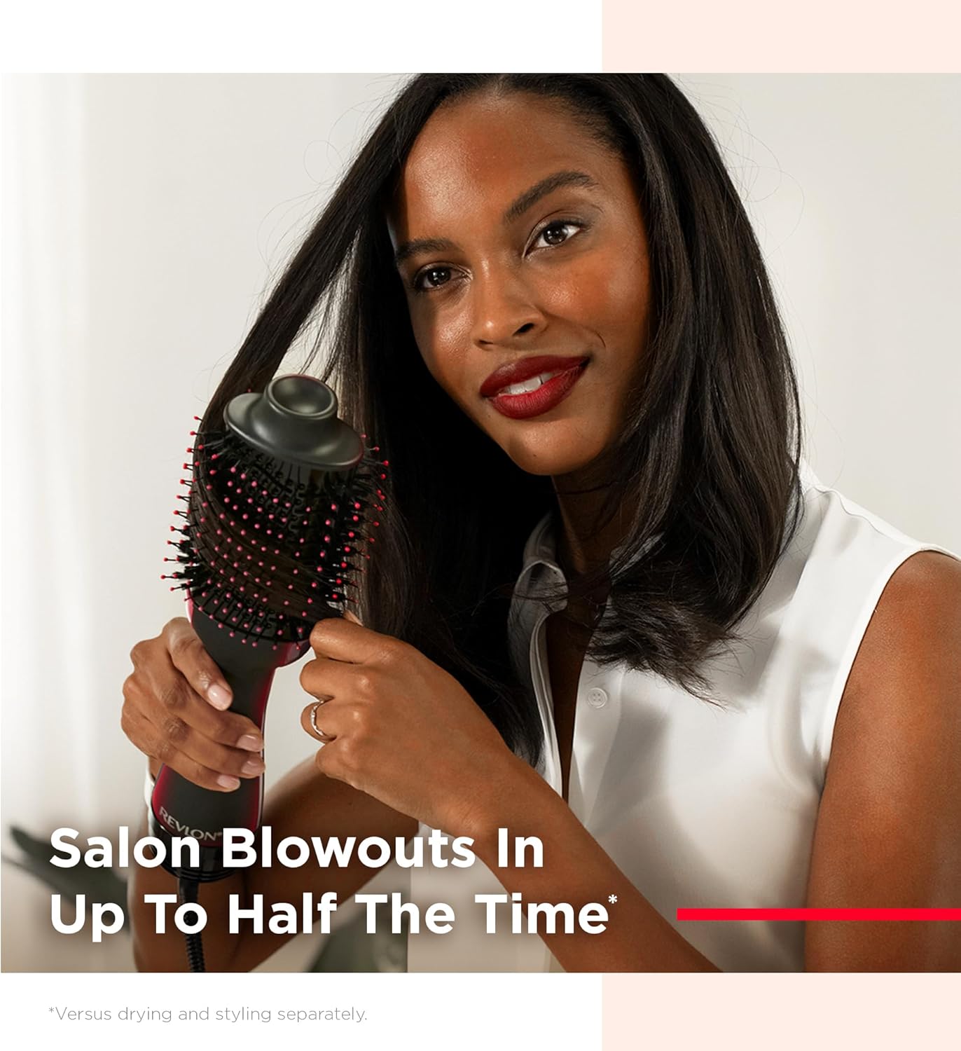 REVLON One-Step Volumizer Hair Dryer and Styler | Now with Improved Motor, Less Frizz, More Shine and Less Heat Damage for Salon-Style Blowouts | Amazon Exclusive (Black)