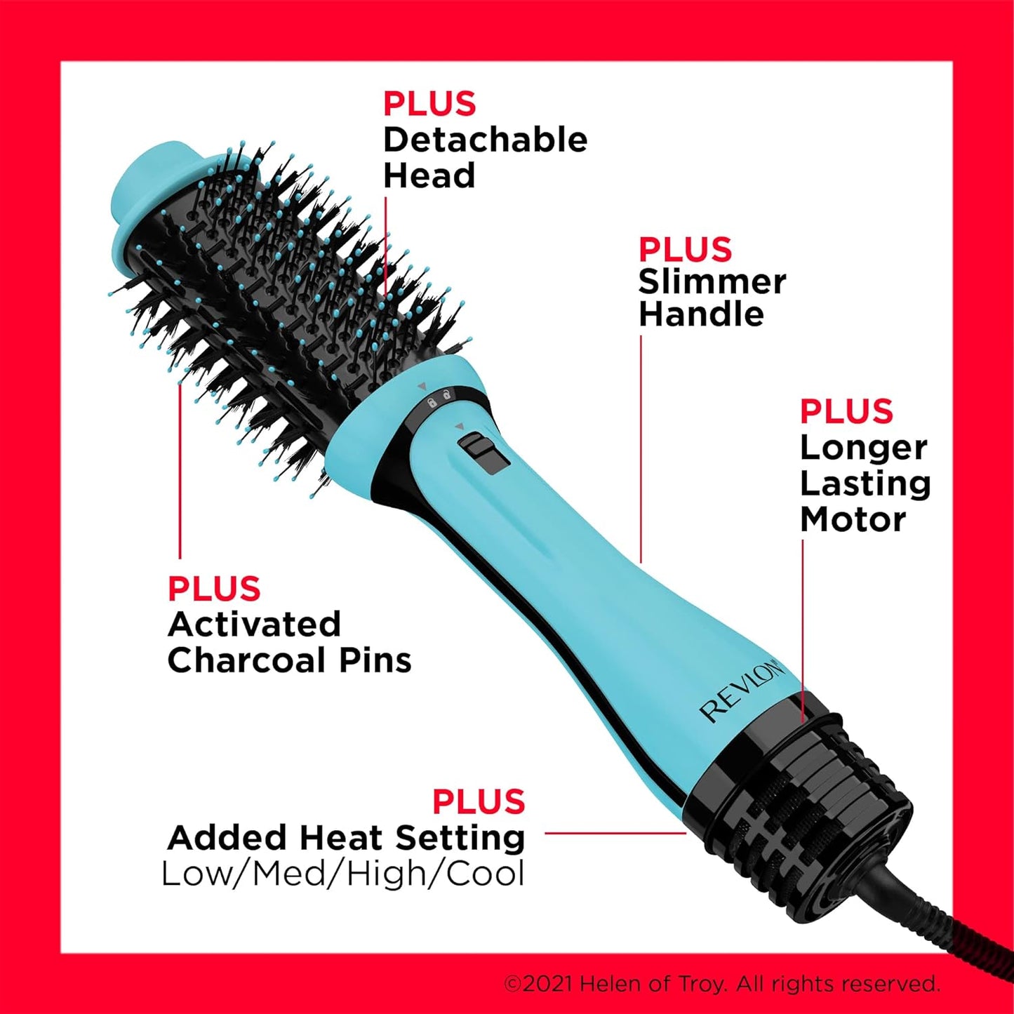 REVLON One-Step Volumizer Hair Dryer and Styler | Now with Improved Motor, Less Frizz, More Shine and Less Heat Damage for Salon-Style Blowouts | Amazon Exclusive (Black)