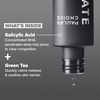 Paula's Choice SKIN PERFECTING 2% BHA Liquid Salicylic Acid Exfoliant-Facial Exfoliant for Blackheads, Enlarged Pores, Wrinkles & Fine Lines