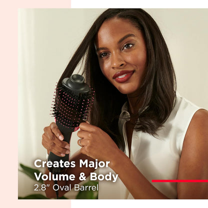 REVLON One-Step Volumizer Hair Dryer and Styler | Now with Improved Motor, Less Frizz, More Shine and Less Heat Damage for Salon-Style Blowouts | Amazon Exclusive (Black)