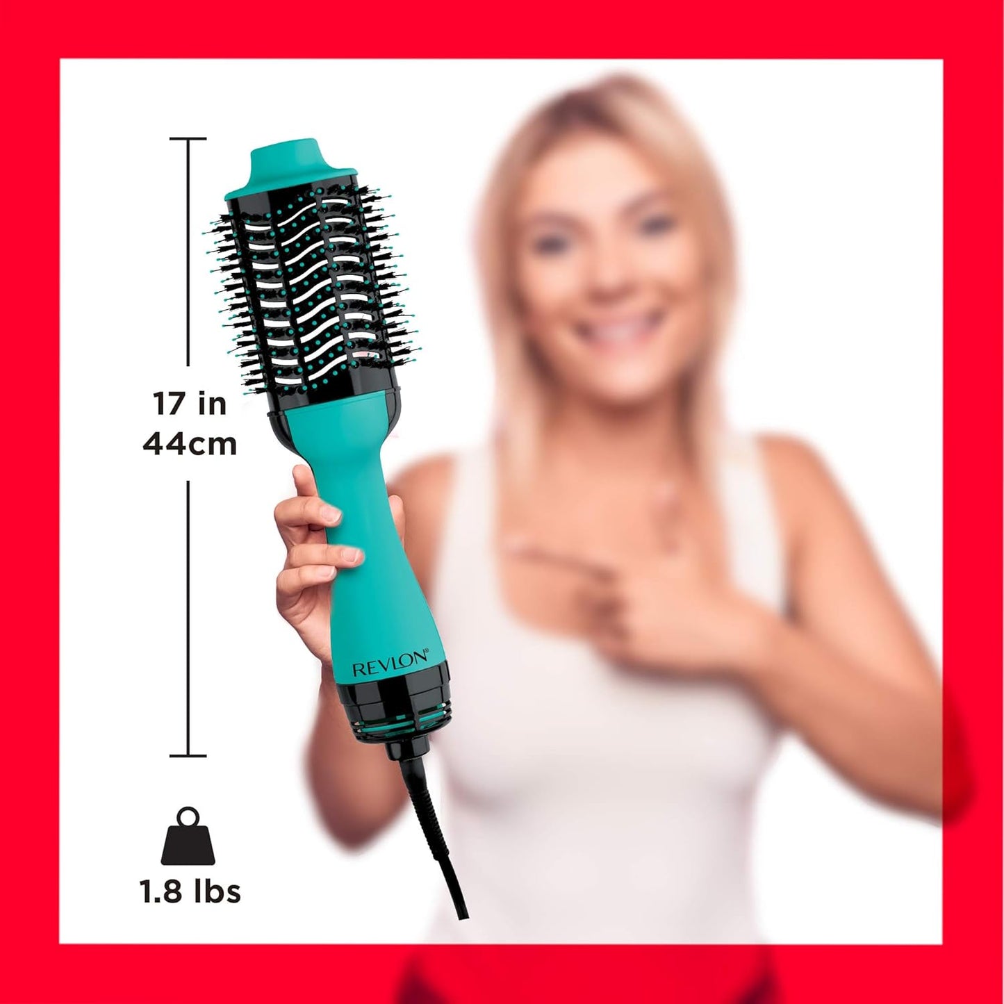 REVLON One-Step Volumizer Hair Dryer and Styler | Now with Improved Motor, Less Frizz, More Shine and Less Heat Damage for Salon-Style Blowouts | Amazon Exclusive (Black)