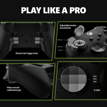 Xbox Elite Series 2 Core Wireless Gaming Controller – Black – Xbox Series X|S, Xbox One, Windows PC, Android, and iOS