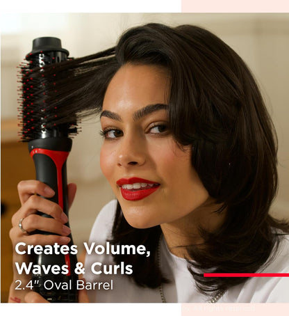 REVLON One-Step Volumizer Hair Dryer and Styler | Now with Improved Motor, Less Frizz, More Shine and Less Heat Damage for Salon-Style Blowouts | Amazon Exclusive (Black)