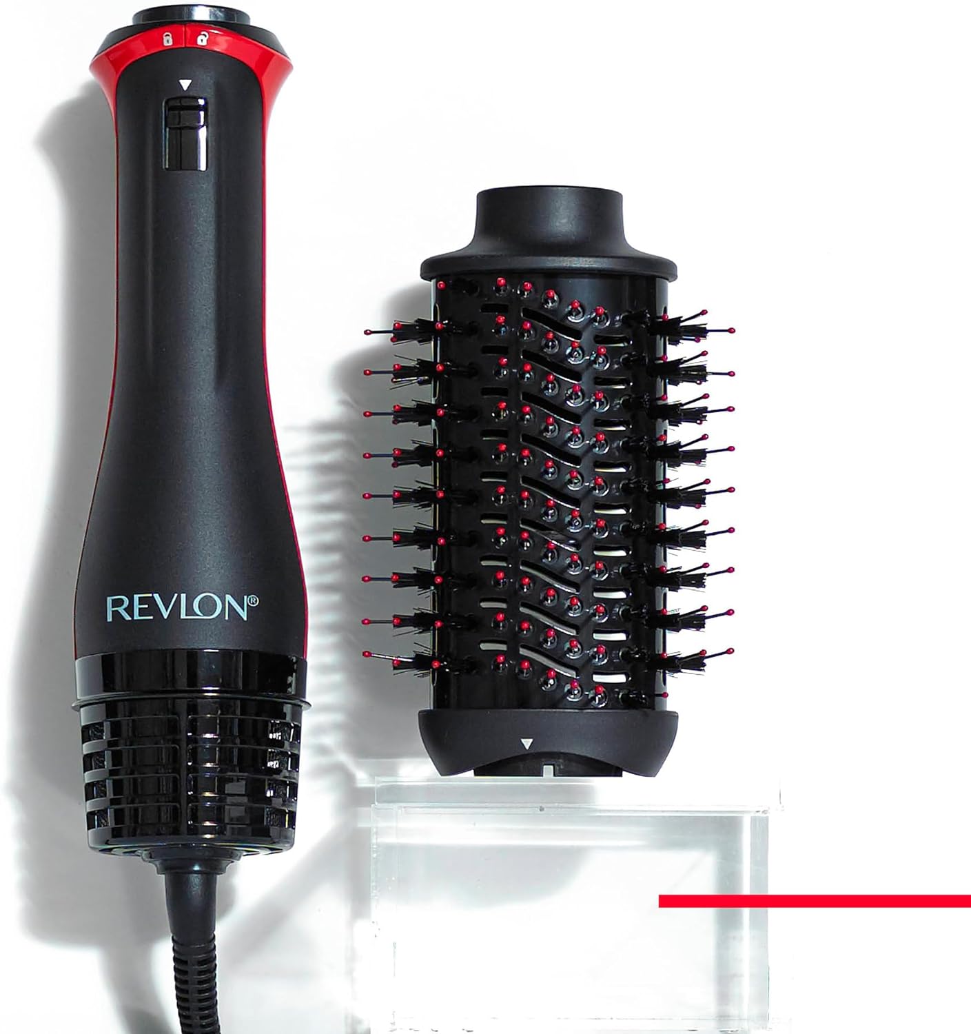 REVLON One-Step Volumizer Hair Dryer and Styler | Now with Improved Motor, Less Frizz, More Shine and Less Heat Damage for Salon-Style Blowouts | Amazon Exclusive (Black)