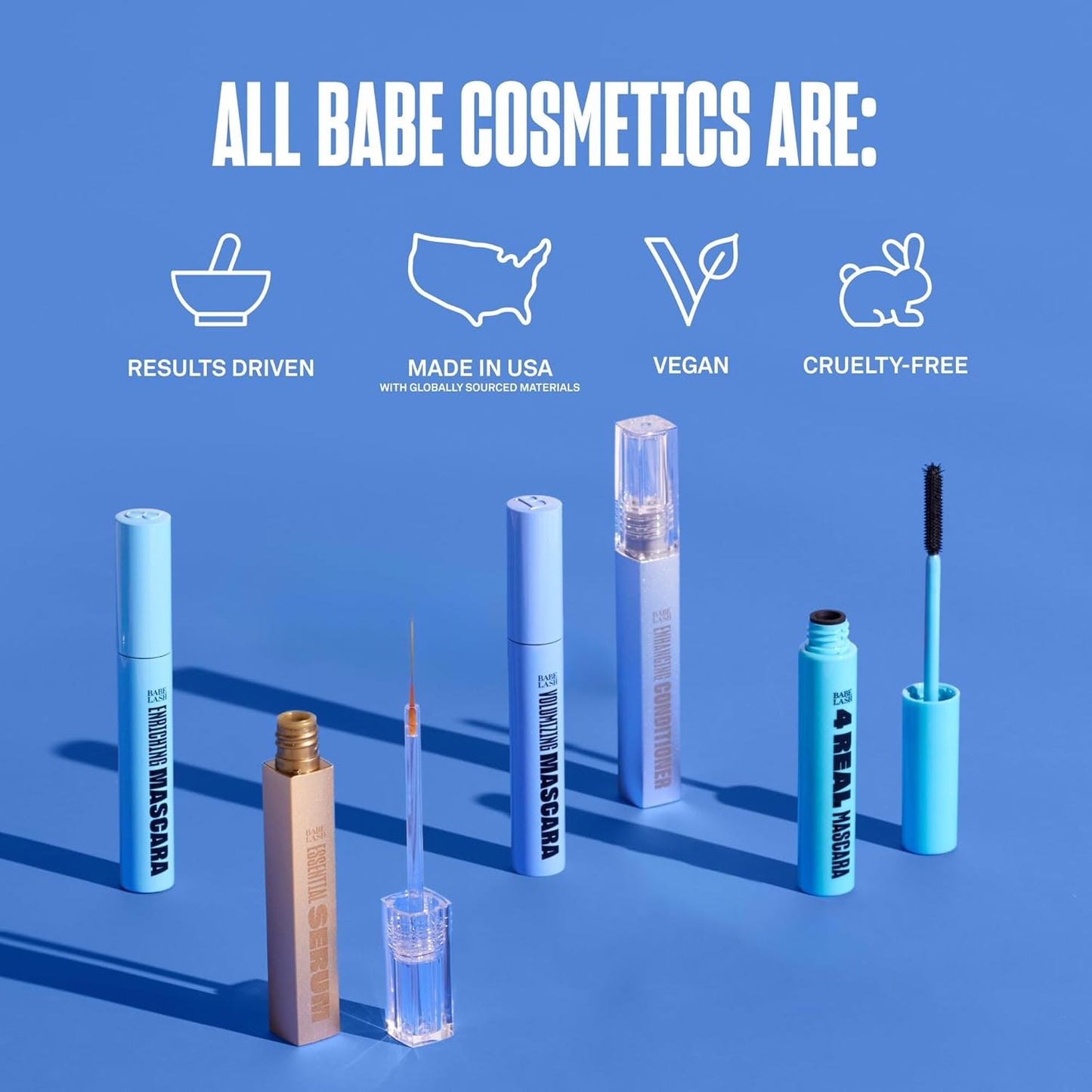 Babe Original Eyelash Serum - Fuller & Longer Looking Eyelashes, Advanced Lash Enhancing Treatment for Natural Lashes, Extensions & Eyebrows, Vegan & Cruelty-Free