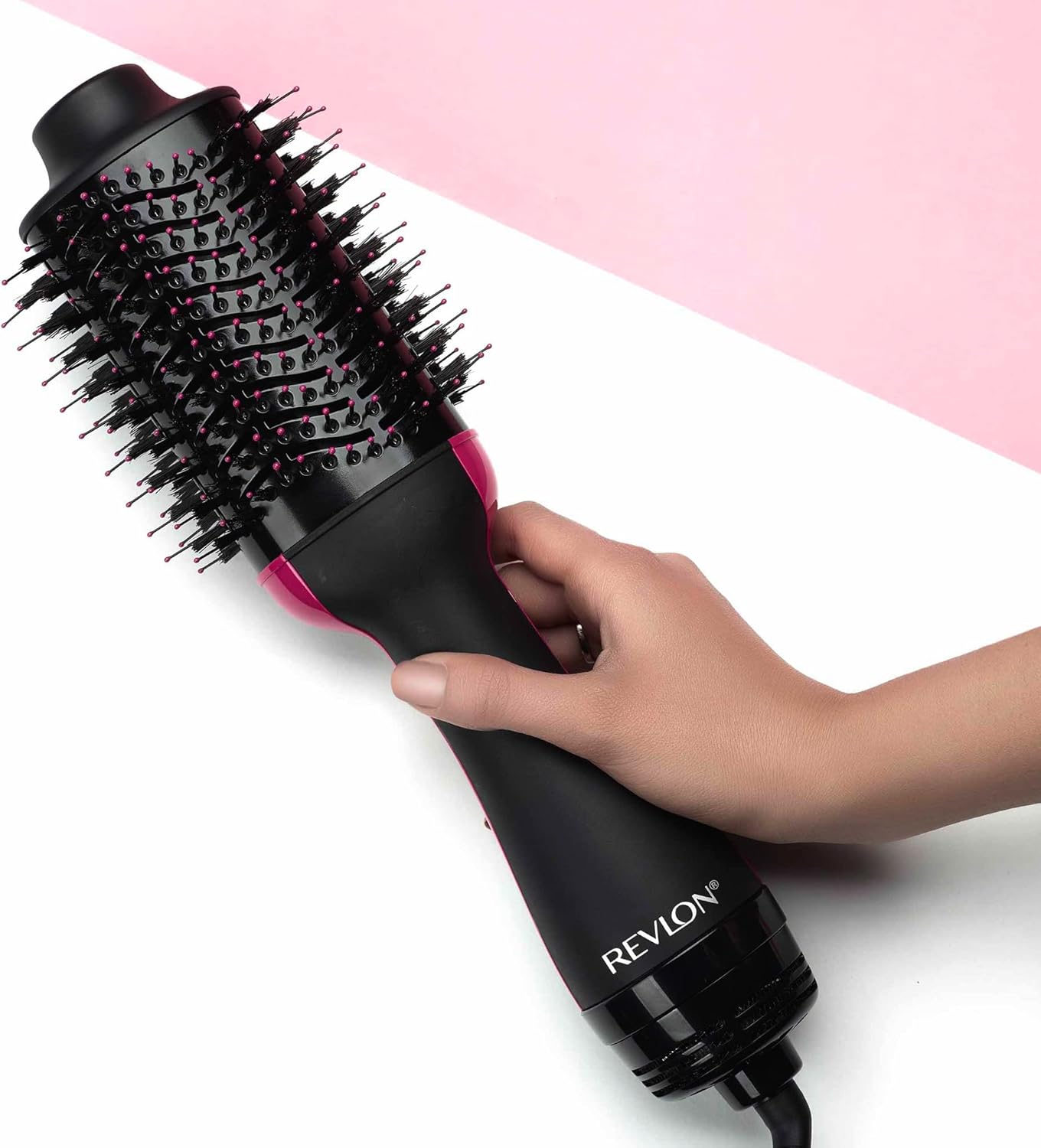 REVLON One-Step Volumizer Hair Dryer and Styler | Now with Improved Motor, Less Frizz, More Shine and Less Heat Damage for Salon-Style Blowouts | Amazon Exclusive (Black)