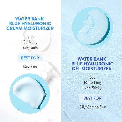 LANEIGE Water Bank Blue Hyaluronic Moisturizer: Barrier-Boosting Hydration, Squalane, Ceramide, Dermatologist-tested
