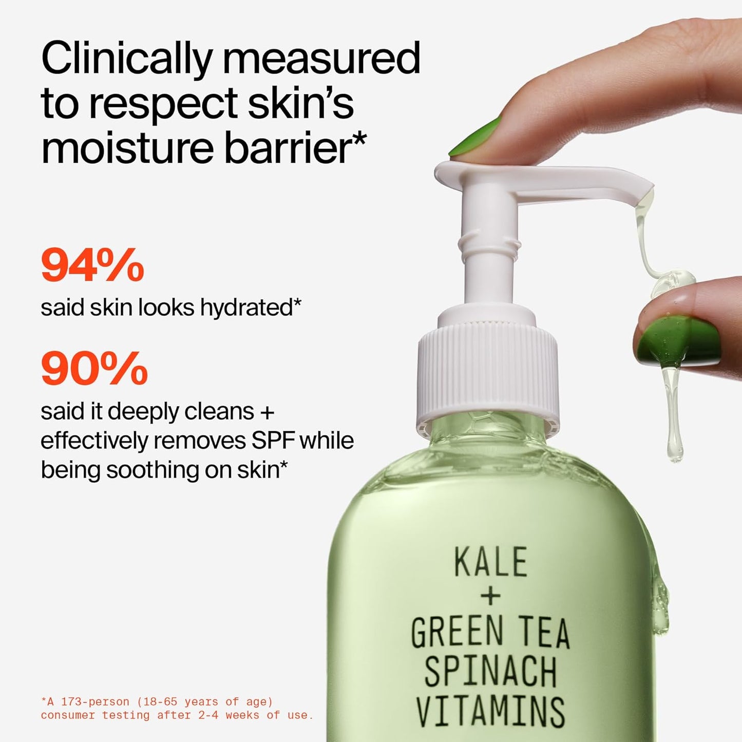 Youth To The People Superfood Facial Cleanser - Kale and Green Tea Cleanser - Gentle Face Wash, Makeup Remover + Pore Minimizer for All Skin Types - Vegan