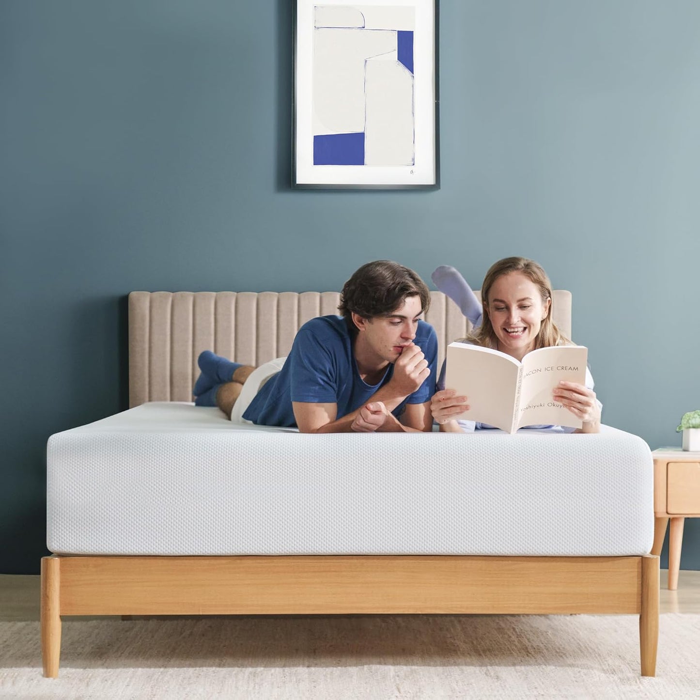 ZINUS 10 Inch Green Tea Cooling Memory Foam Mattress [New Version], King, Fiberglass Free, Medium Firmness, Cooling Gel Foam, Certified Safe Foams & Fabric, Mattress in A Box