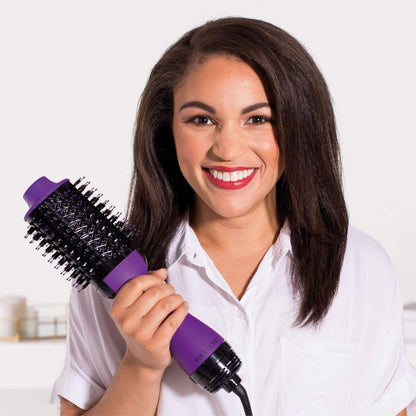 REVLON One-Step Volumizer Hair Dryer and Styler | Now with Improved Motor, Less Frizz, More Shine and Less Heat Damage for Salon-Style Blowouts | Amazon Exclusive (Black)