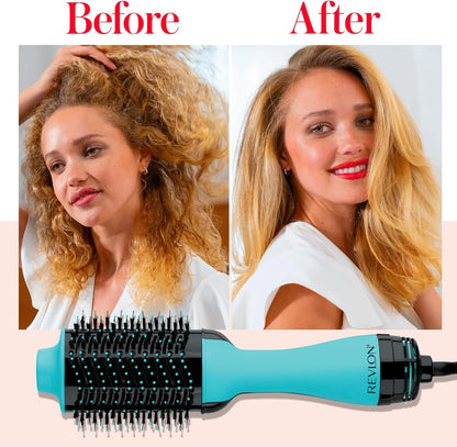 REVLON One-Step Volumizer Hair Dryer and Styler | Now with Improved Motor, Less Frizz, More Shine and Less Heat Damage for Salon-Style Blowouts | Amazon Exclusive (Black)