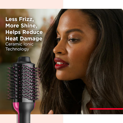 REVLON One-Step Volumizer Hair Dryer and Styler | Now with Improved Motor, Less Frizz, More Shine and Less Heat Damage for Salon-Style Blowouts | Amazon Exclusive (Black)