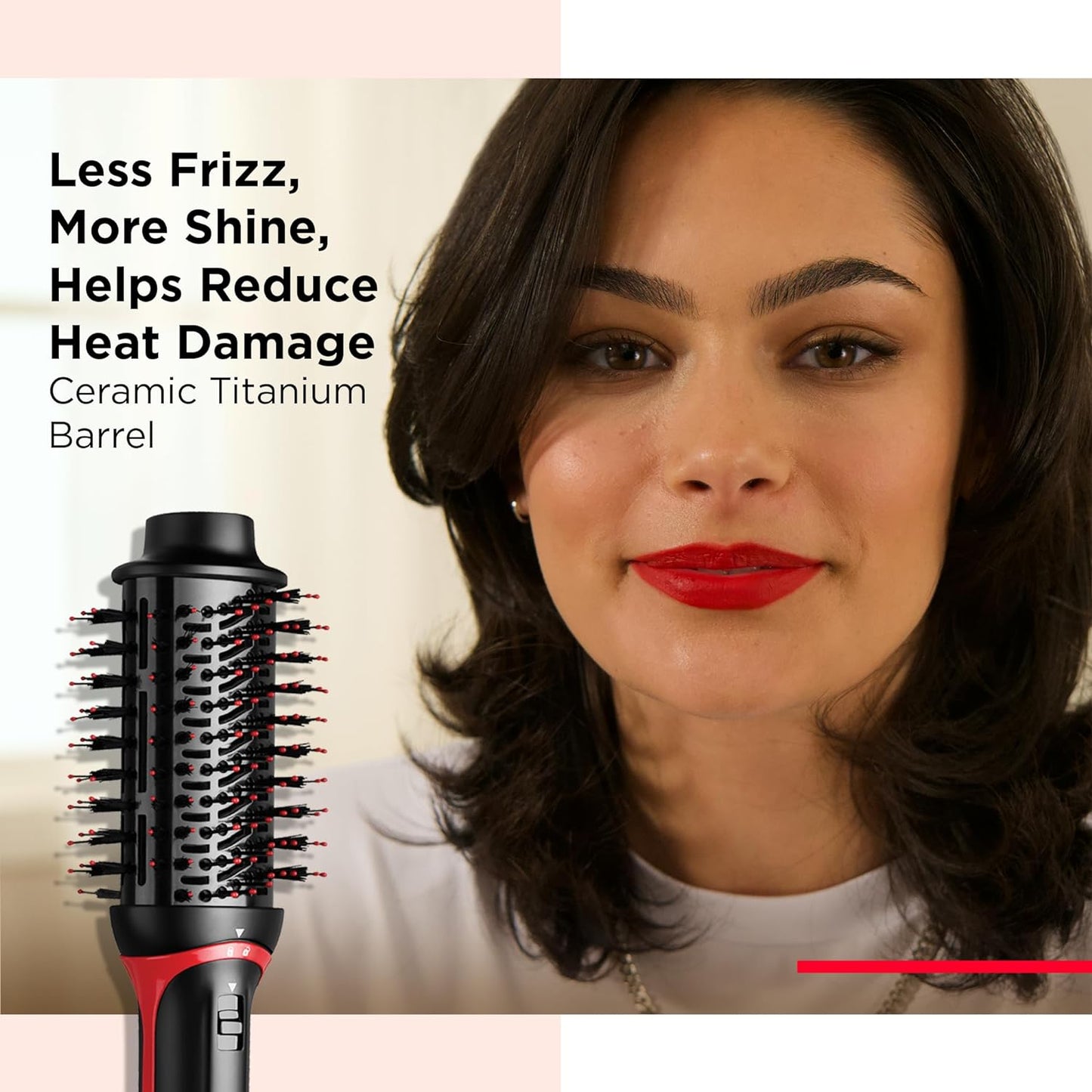 REVLON One-Step Volumizer Hair Dryer and Styler | Now with Improved Motor, Less Frizz, More Shine and Less Heat Damage for Salon-Style Blowouts | Amazon Exclusive (Black)