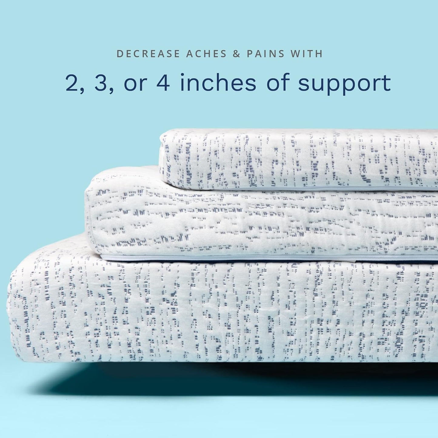 ViscoSoft 3 Inch Memory Foam Mattress Topper Queen - Select High Density Ventilated Mattress Pad - Premium Removable Rayon Cover