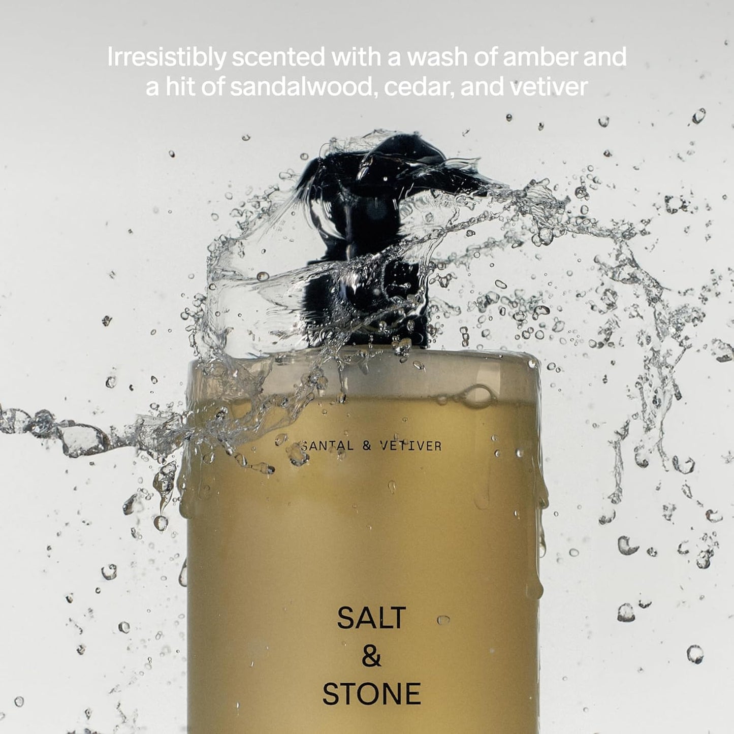 Salt & Stone Antioxidant-Rich Body Wash | Cleanse, Nourish & Soften Skin with Niacinamide & Hyaluronic Acid | Free From Parabens, Sulfates & Phthalates