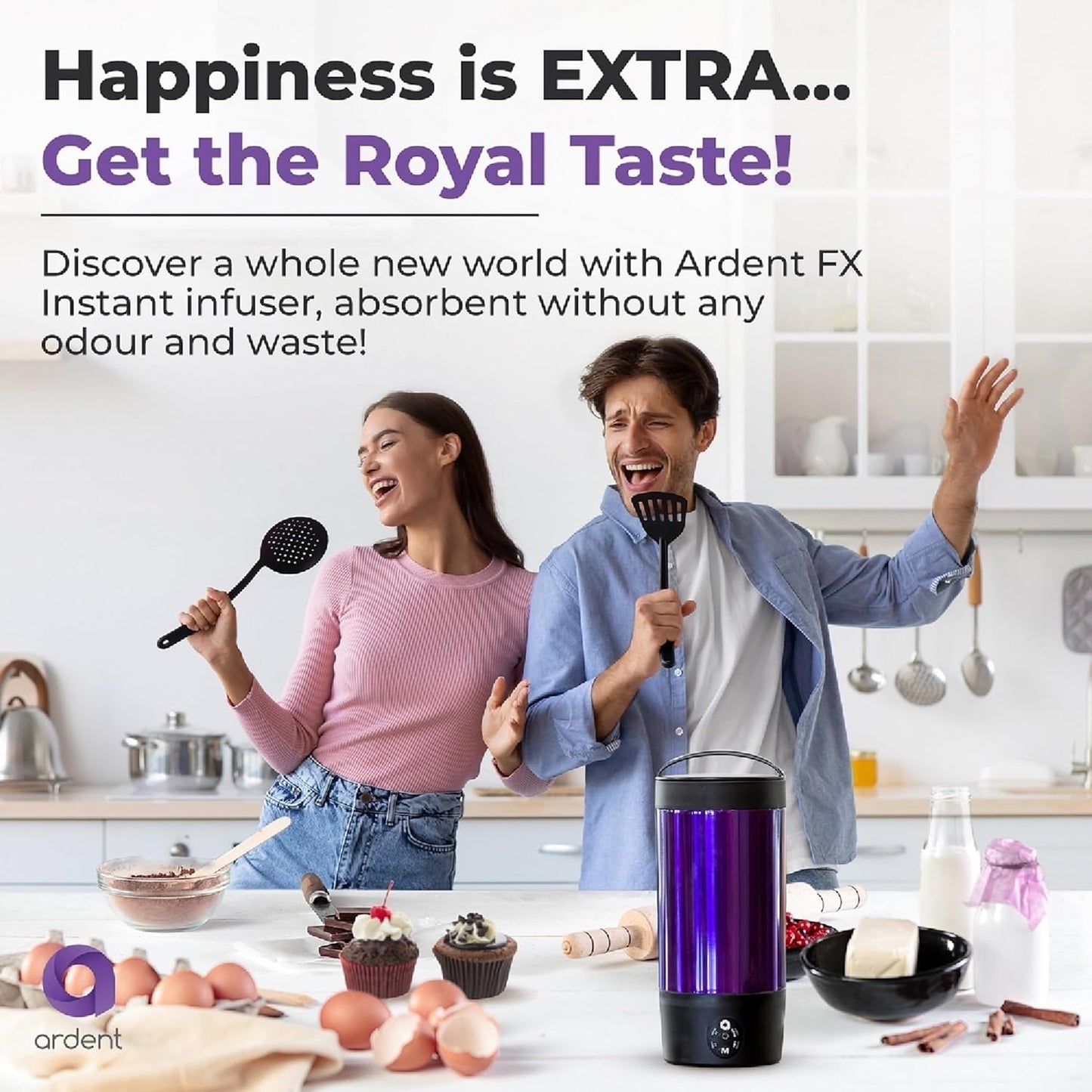Ardent FX Decarboxylator 110V with Bluetooth Connectivity, 3 in 1 Portable Decarboxylation, Herbal & Oil Infuser Machine - Use for Butter and Herbs - Quick & Effortless Decarboxylation
