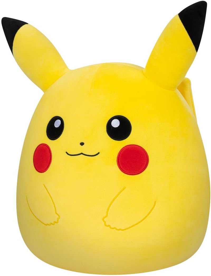 Squishmallows Pokemon Pikachu Stuffed Animal Plush Toy 10/'' (Pikachu)