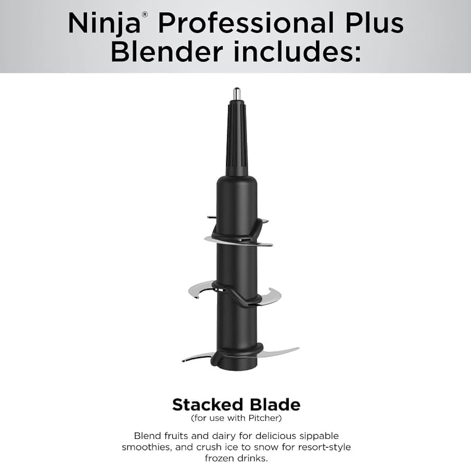 Ninja BN701 Professional Plus Blender, 1400 Peak Watts, 3 Functions for Smoothies, Frozen Drinks & Ice Cream with Auto IQ, 72-oz.* Total Crushing Pitcher & Lid, Dark Grey