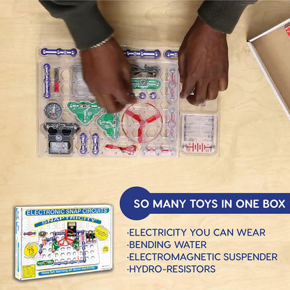 Snap Circuits “Arcade”, Electronics Exploration Kit, Stem Activities for Ages 8+, Full Color Project Manual (SCA-200)
