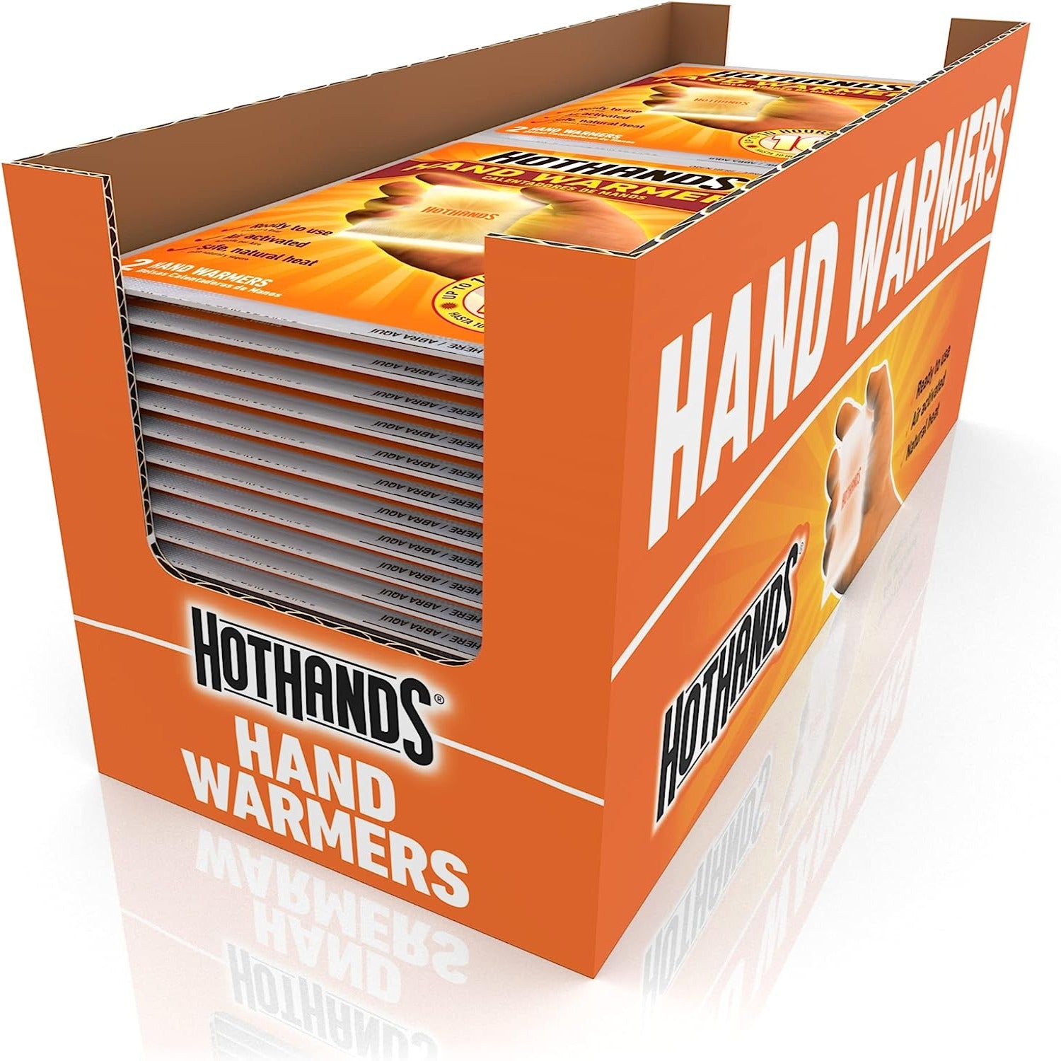 HotHands Hand Warmers - Long Lasting Safe Natural Odorless Air Activated Warmers - Up to 10 Hours of Heat - 40 Pair