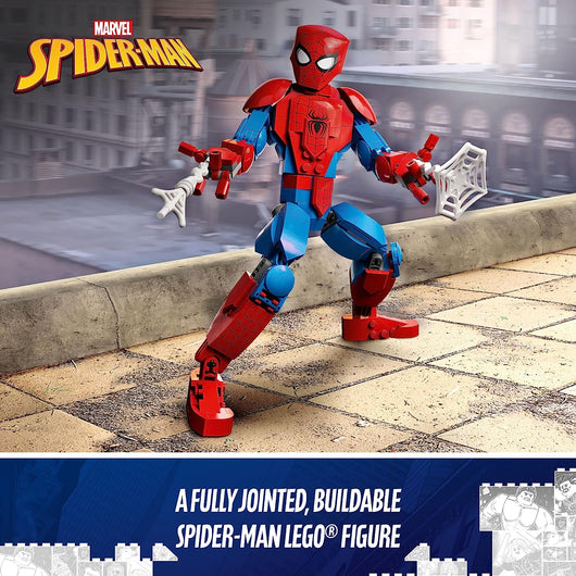 LEGO Marvel Spider-Man 76226 Building Toy - Fully Articulated Action Figure, Superhero Movie Inspired Set with Web Elements, Gift for Grandchildren, Collectible Model for Boys, Girls, and Kids Ages 8+